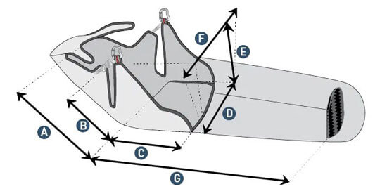 Supair Delight 4 - schema mesures